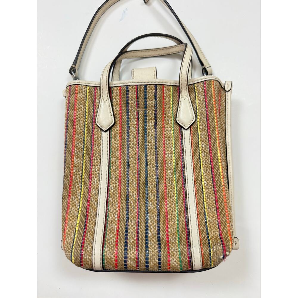 Tory Burch Mini Perry Striped Tote - Picture 8 of 11